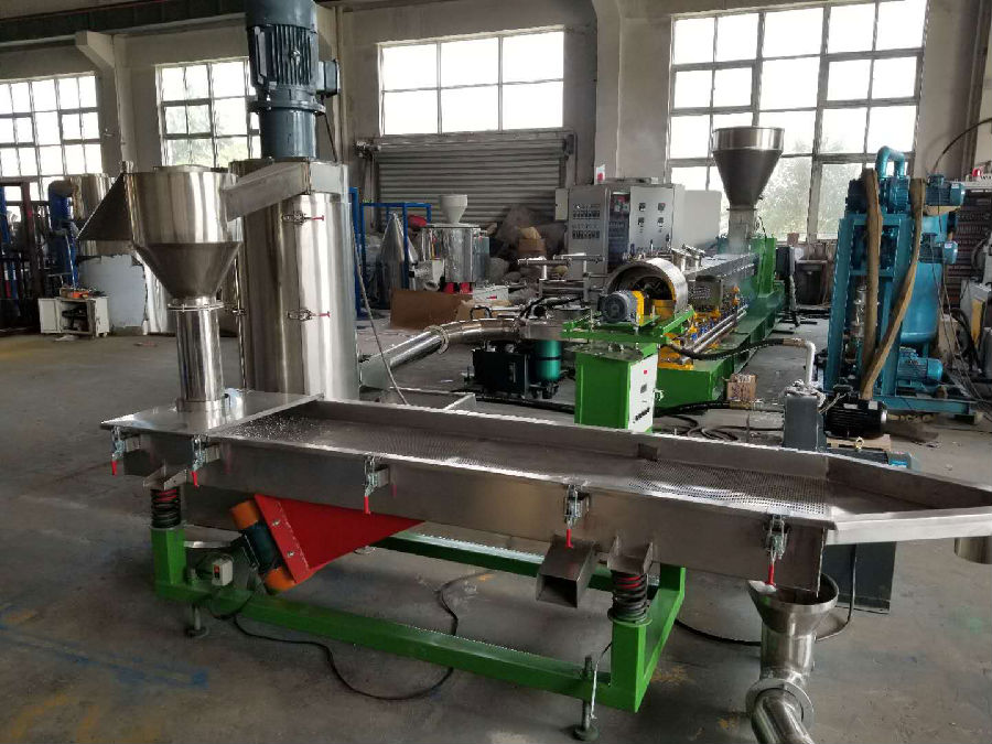 PE、PP填充Baso4、Caso4透明造粒生產(chǎn)機組